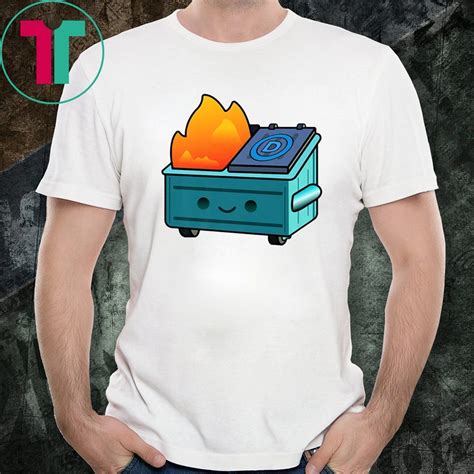 Light up your wardrobe with our Dumpster Fire T-Shirt!